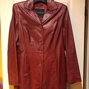 Women’s Danier leather 3/4 Red